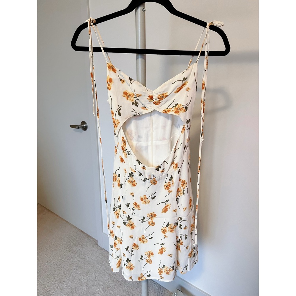 Reformation flora strap dress size US2